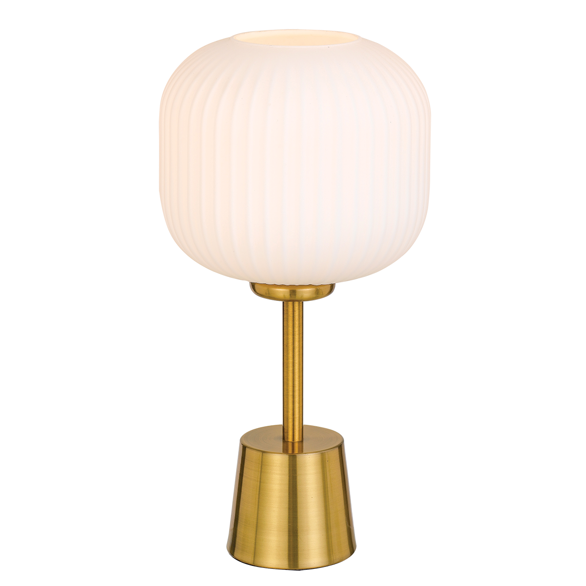 Bobo 1 Light Gold with Opal Glass Table Lamp