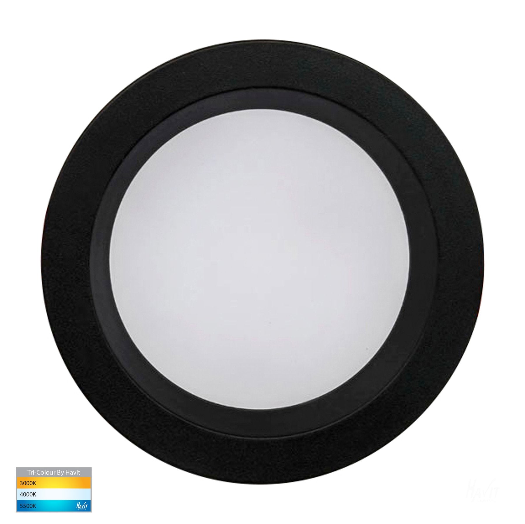 Polly 8w 90mm Recessed LED Downlight Black