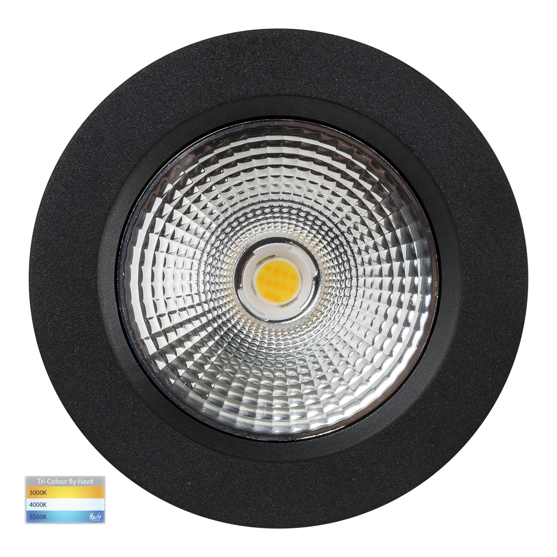 Ora 12w 90mm Recessed LED Downlight Black