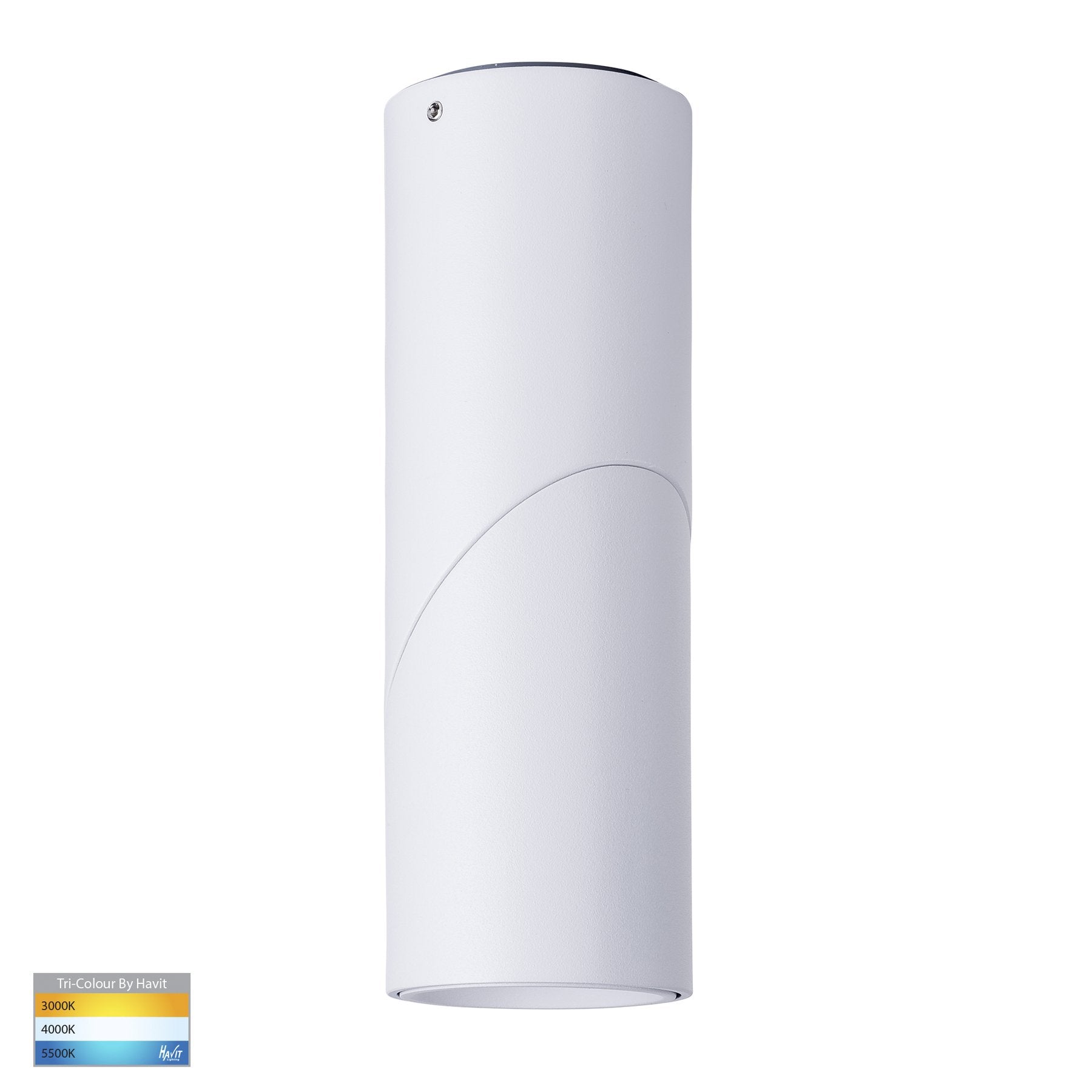 Nella 7w Rotatable White Tri-Colour LED Surface Mounted Downlight