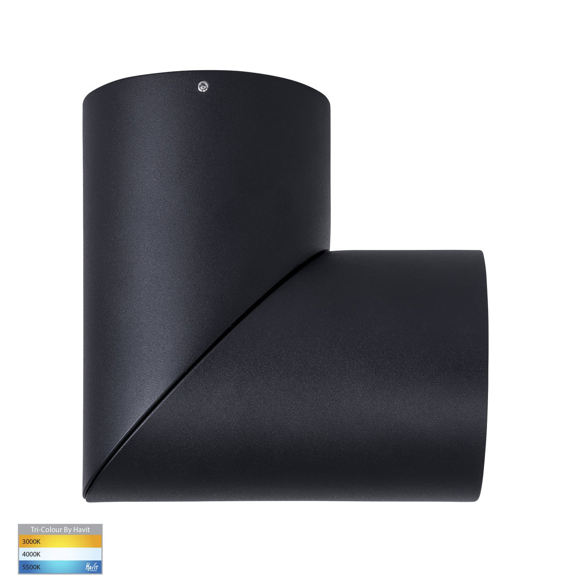 Nella 18w Rotatable Black Tri-Colour LED Surface Mounted Downlight