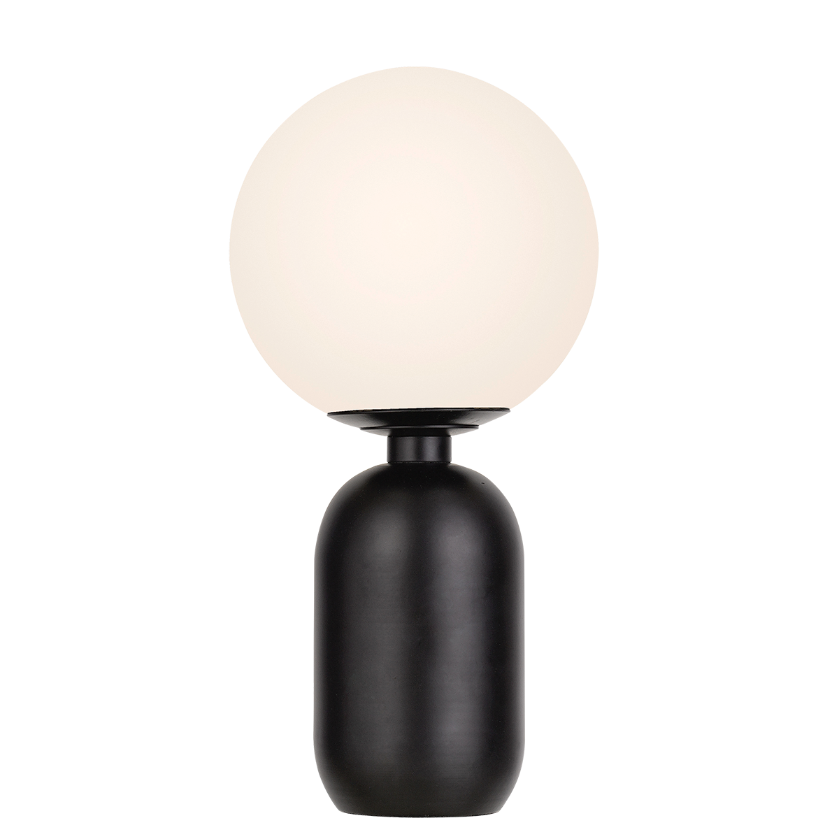 Kade Black and Opal Modern Table Lamp