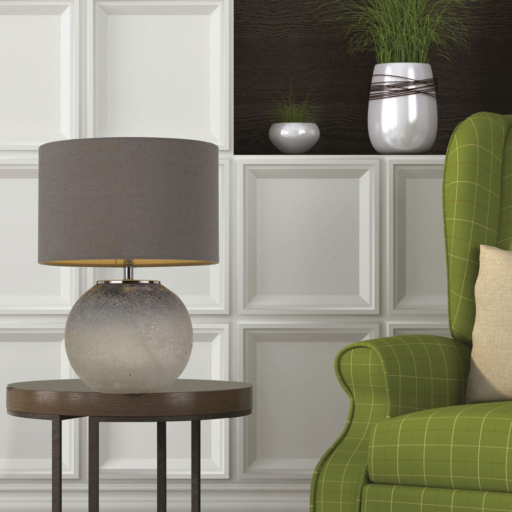 Lara Graphite Grey Table Lamp