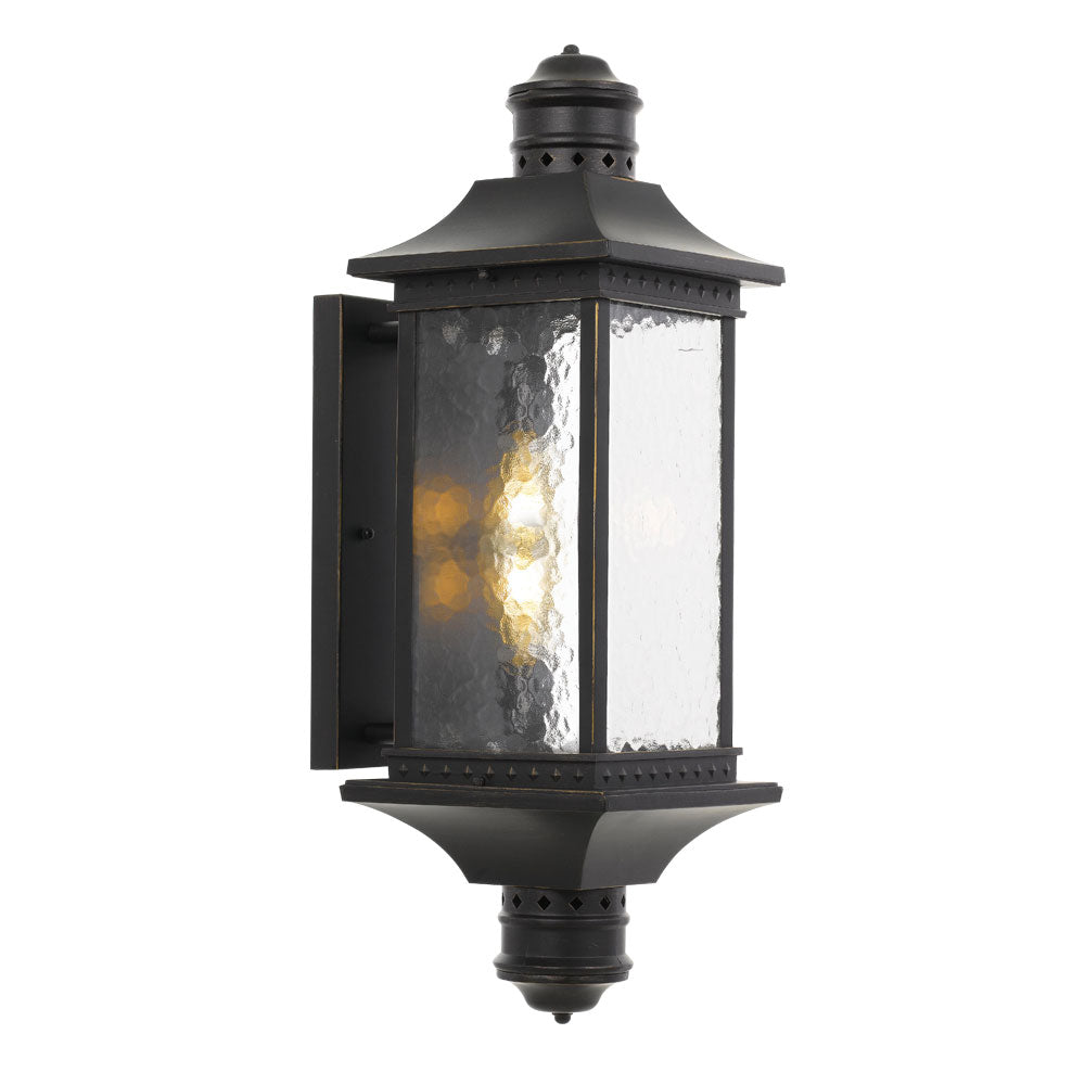 Leeds 2 Light Industrial Victorian Lantern Coach Exterior