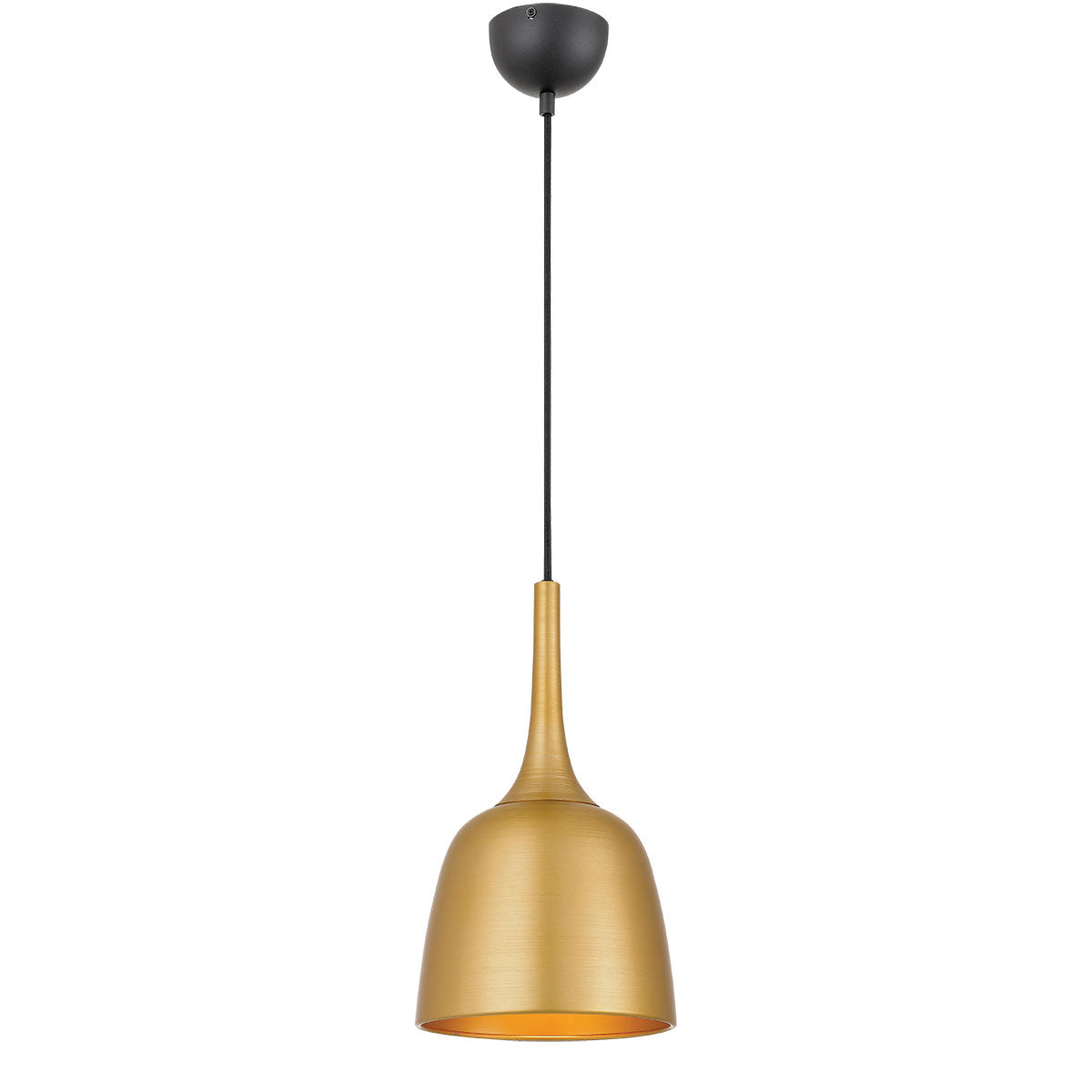 Polk 20 Gold with Black Modern Pendant