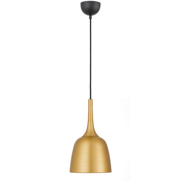 Polk 20 Gold with Black Modern Pendant