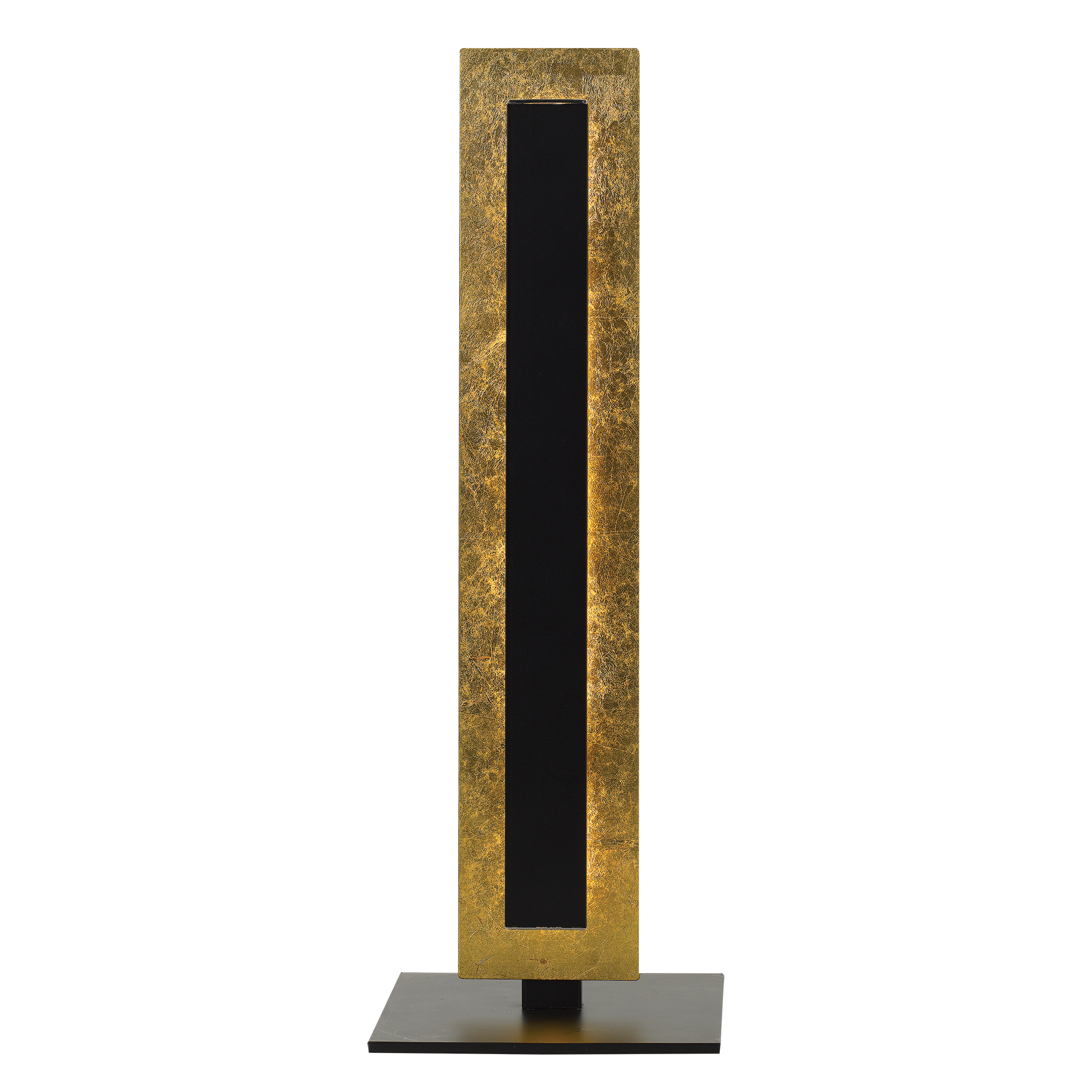 Serano Gold and Black Dual Layer Panel Table Lamp