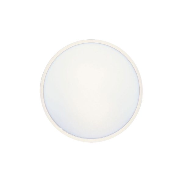 Sky 30cm 24w Round Tri-Colour Step Dimmable White Oyster