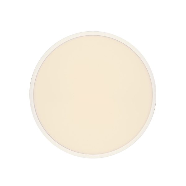 Sky 40cm 32w Round Tri-Colour Step Dimmable White Oyster