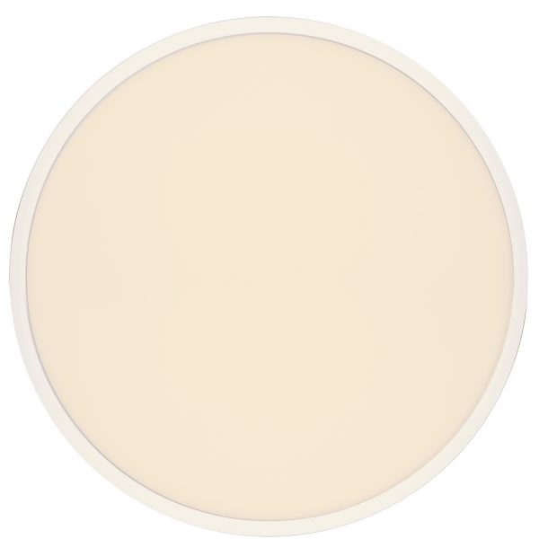 Sky 60cm 45w Round Tri-Colour Step Dimmable White Oyster