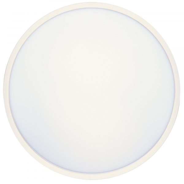Sky 60cm 45w Round Tri-Colour Step Dimmable White Oyster