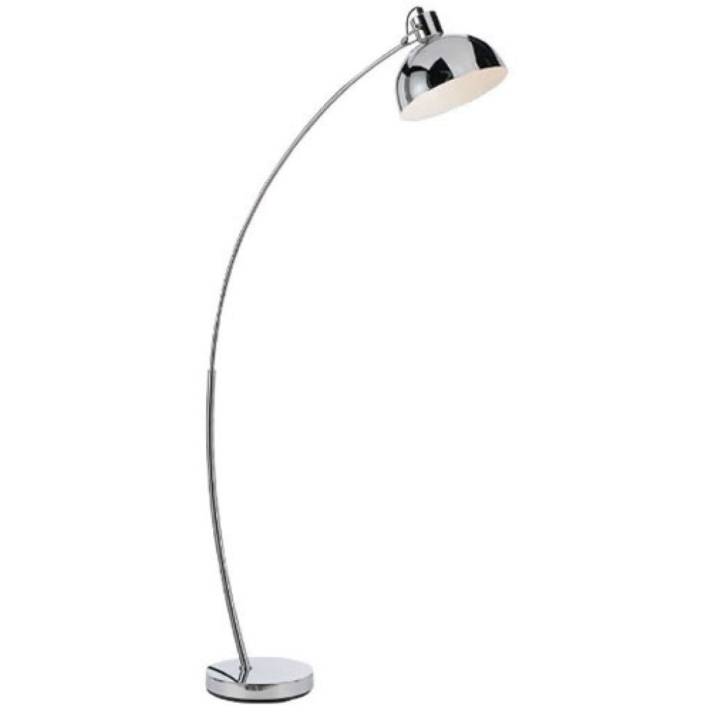 Beat Chrome Arc Floor Lamp