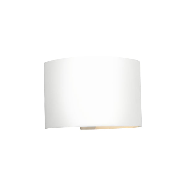 Coolum Exterior Up and Down White Wall Light