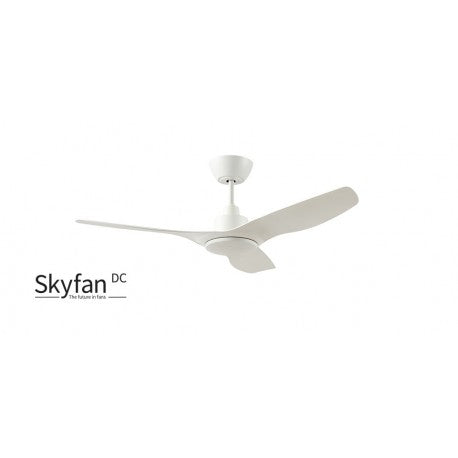 DC 3 48"/1200mm 3 Blade White DC Motor Glass Fibre Composite Ceiling Fan