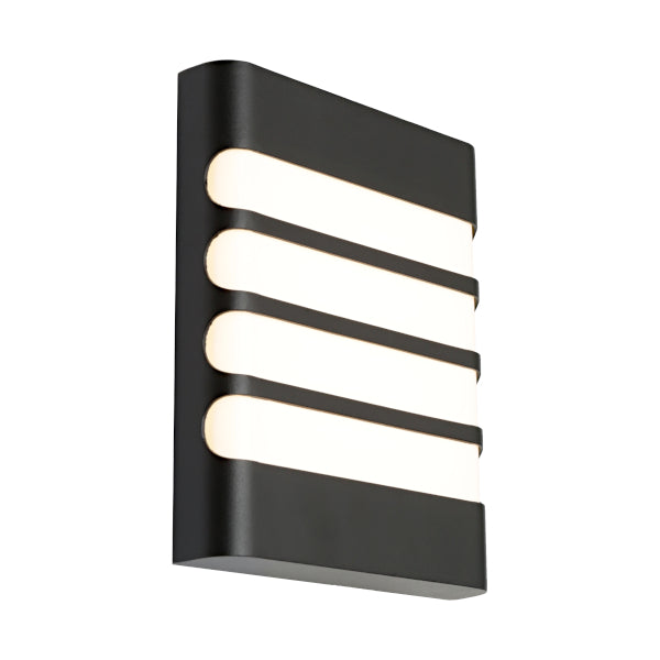 Odessa Black Grill Modern LED Tri-Colour Exterior