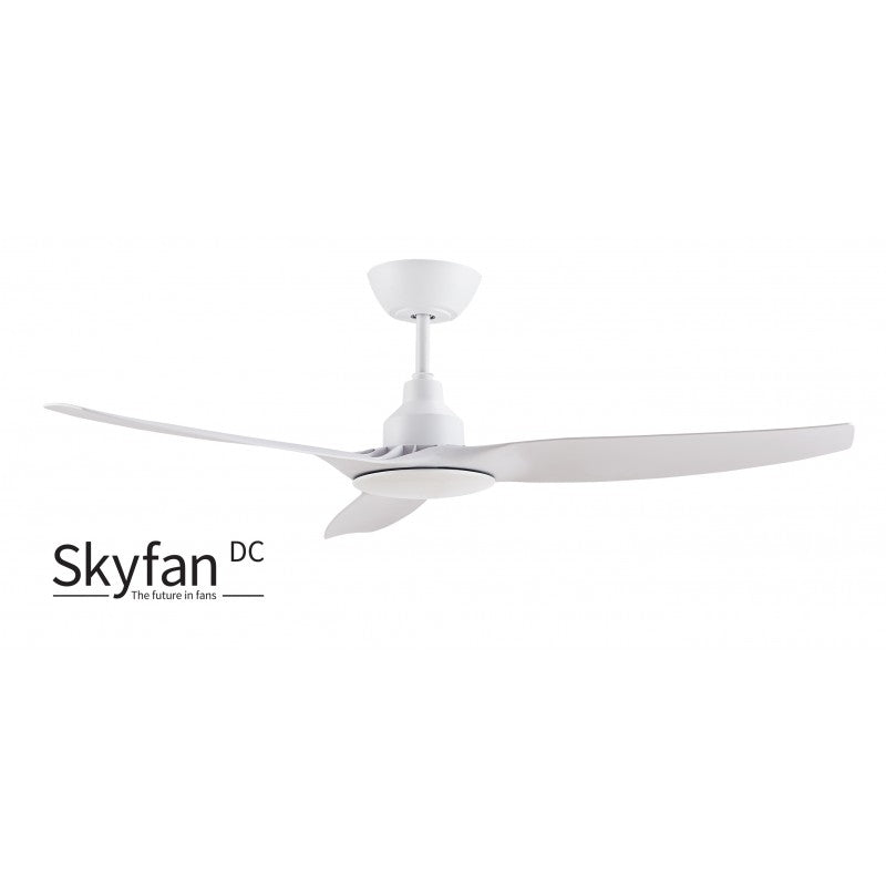 Skyfan 52"/1300mm 3 Blade White DC Motor Glass Fibre Composite Ceiling Fan