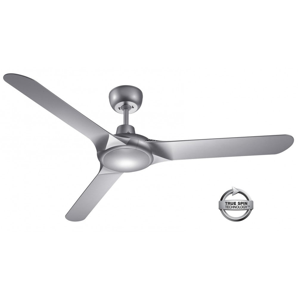 Spyda 56"/1400mm 3-Blade Titanium ABS Plastic Ceiling Fan By Ventair