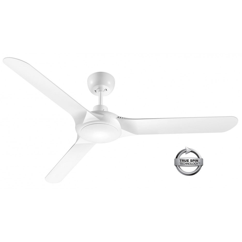 Spyda 62"/1570mm 3-Blade White ABS Plastic Ceiling Fan By Ventair