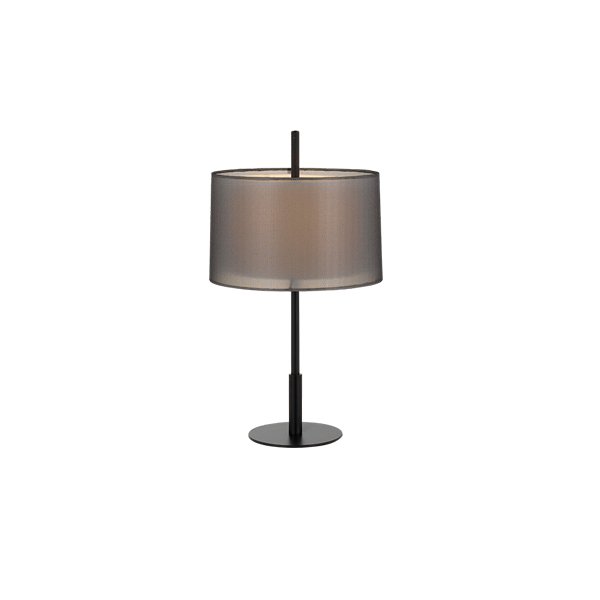 Vale Black Dual Shade Table Lamp