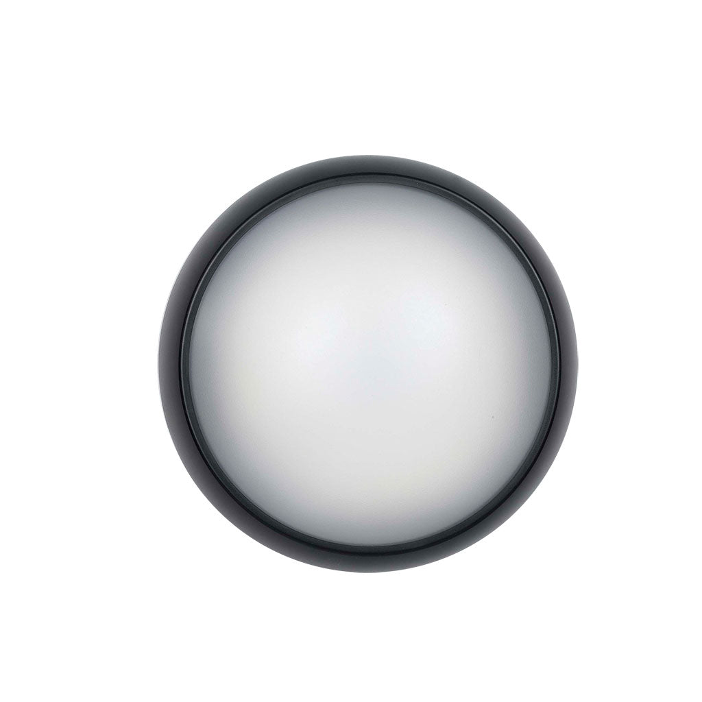 Wynn Black Round LED Bunker Light