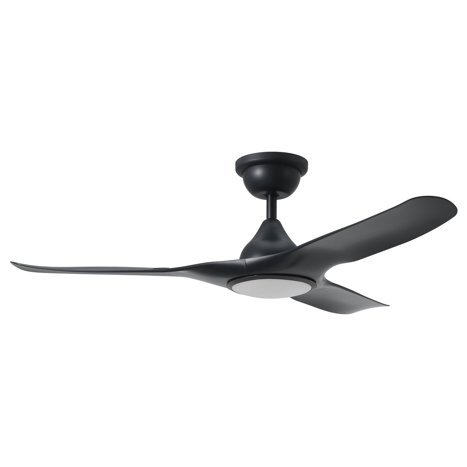 Tahiti 52"/1320mm 3 Blade Black with LED Light DC Motor ABS Ceiling Fan