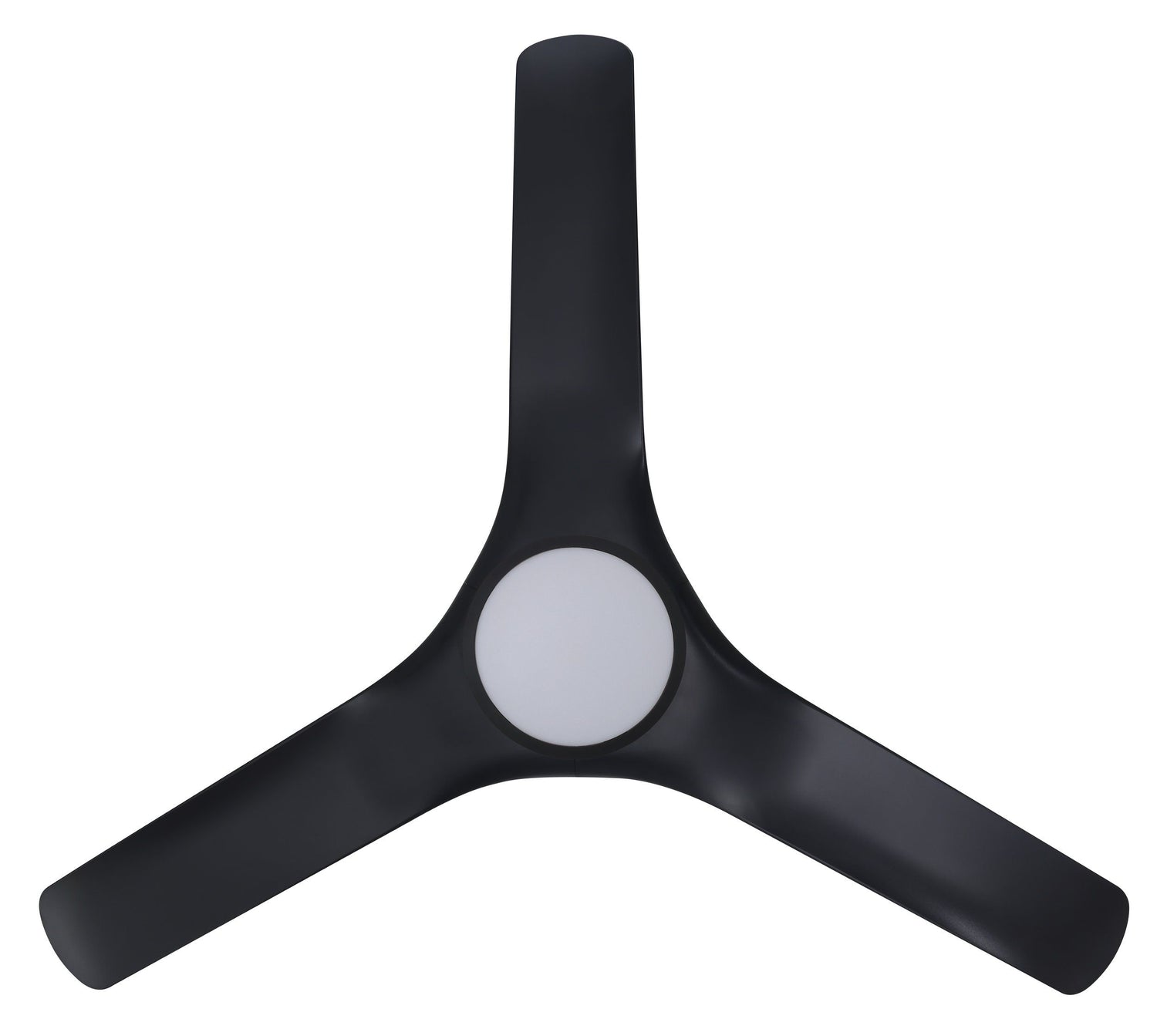 Tahiti 52"/1320mm 3 Blade Black with LED Light DC Motor ABS Ceiling Fan