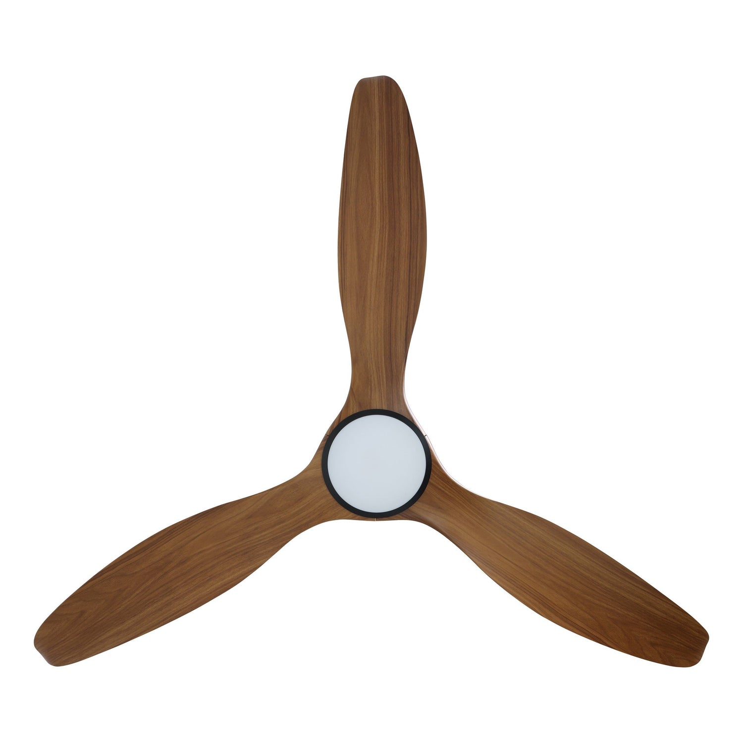 Noosa 60&quot;/152cm New Teak and Black with LED Light DC Motor Ceiling Fan