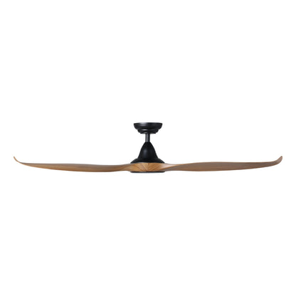 Noosa 60&quot;/152cm New Teak and Black with LED Light DC Motor Ceiling Fan