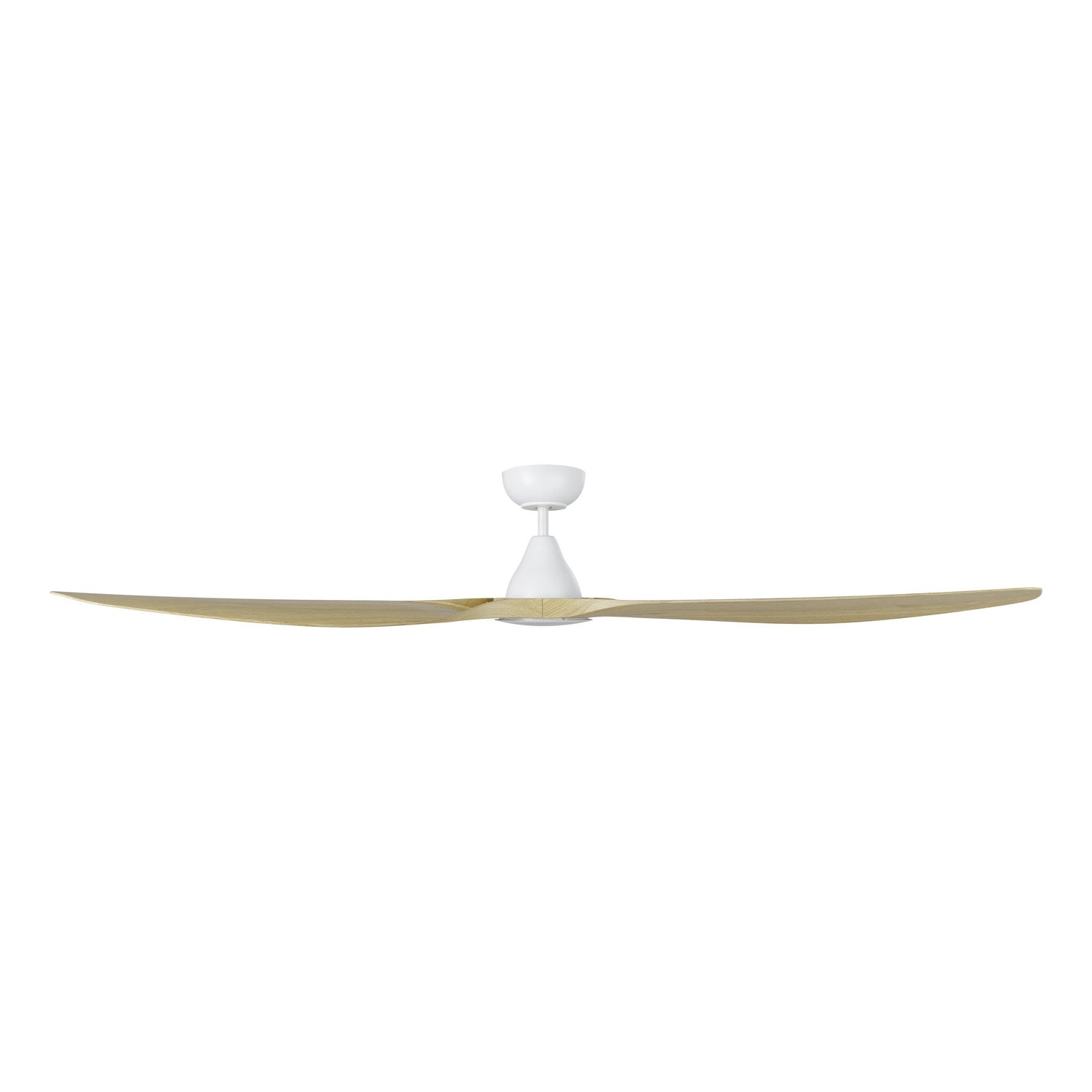 Surf 72"/1829mm 3 Blade Oak and White with LED DC Motor ABS Ceiling Fan