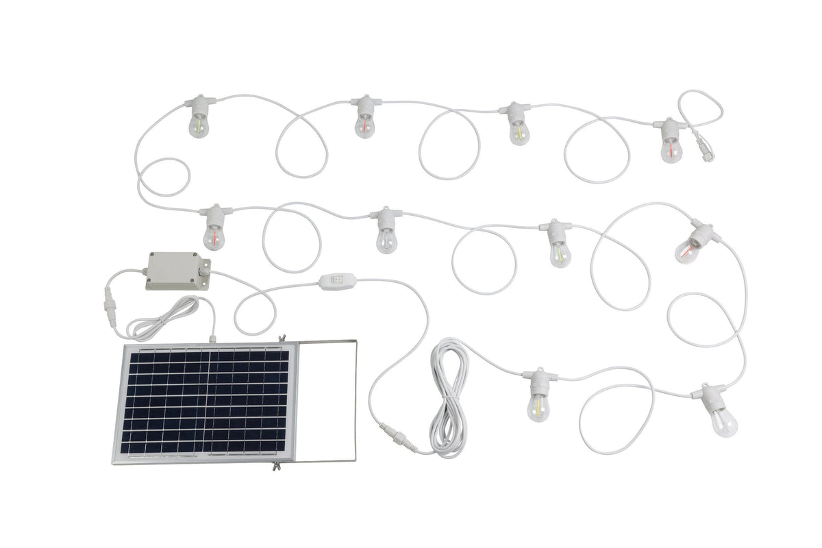 Festoon Solar White with 10-Light Multi-Colour Kit