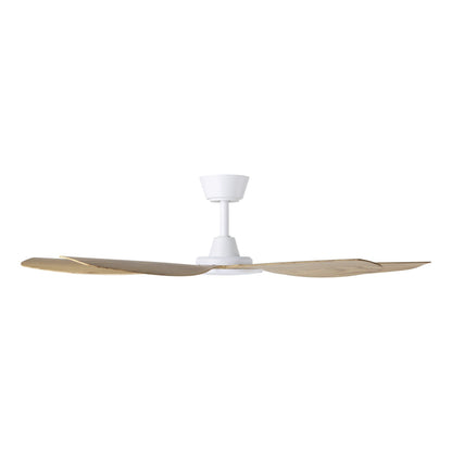 Miami 52"/1320mm 5 Blade White and Blackbutt DC Motor ABS Ceiling Fan