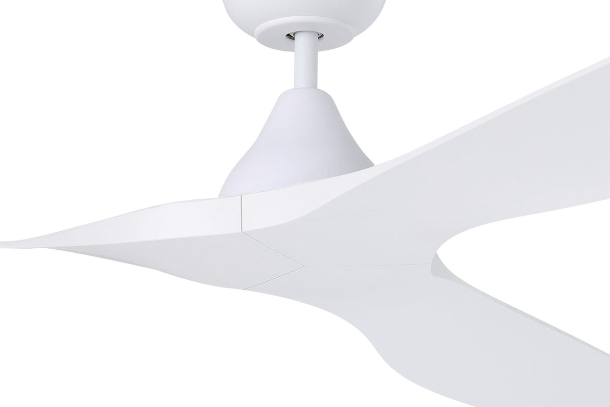 Surf 72"/1829mm 3 Blade White DC Motor ABS Ceiling Fan