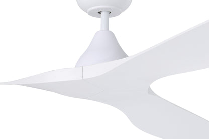 Surf 72"/1829mm 3 Blade White DC Motor ABS Ceiling Fan