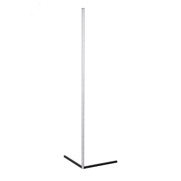 Slimline RGB Corner Remote Control Black LED Floor Lamp