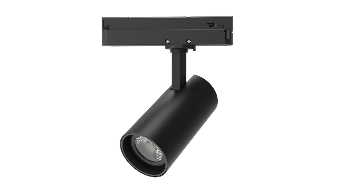 TH13 Black LED Tri-Colour Slim Track Light Head