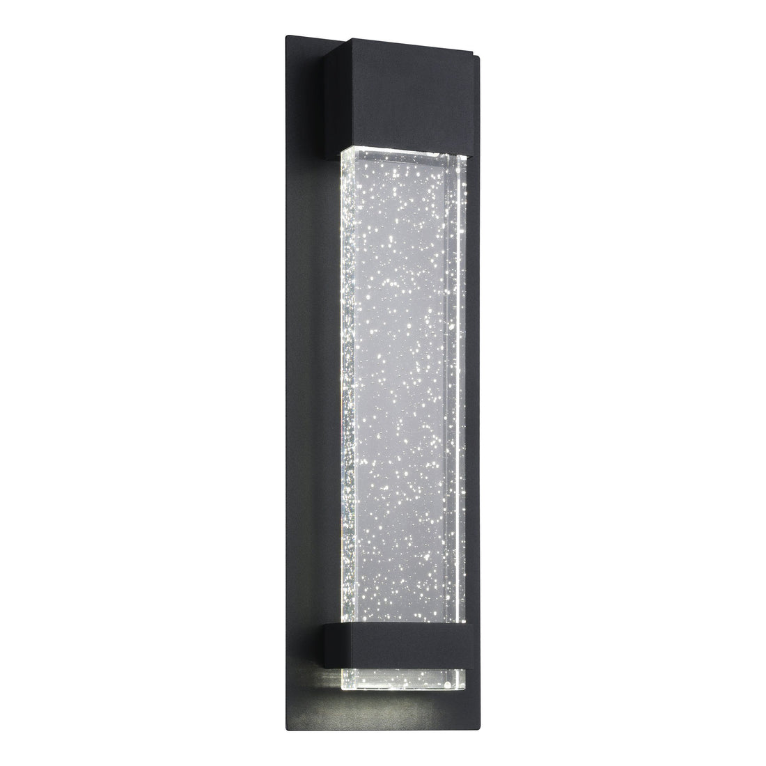 Villagrazia 40cm Black LED Tri-Colour Contemporary Outdoor Bubble Exterior
