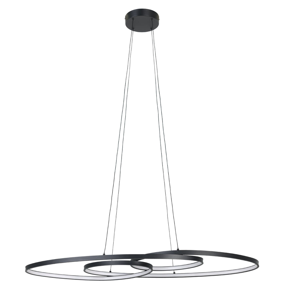 Gianella Modern LED 3000k Swirl Black Pendant