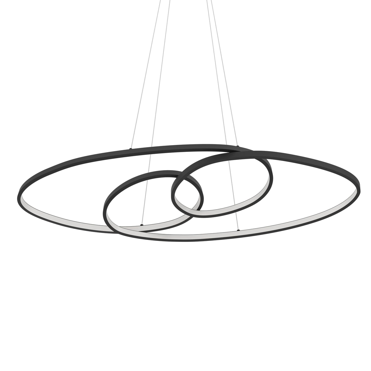 Gianella Modern LED 3000k Swirl Black Pendant