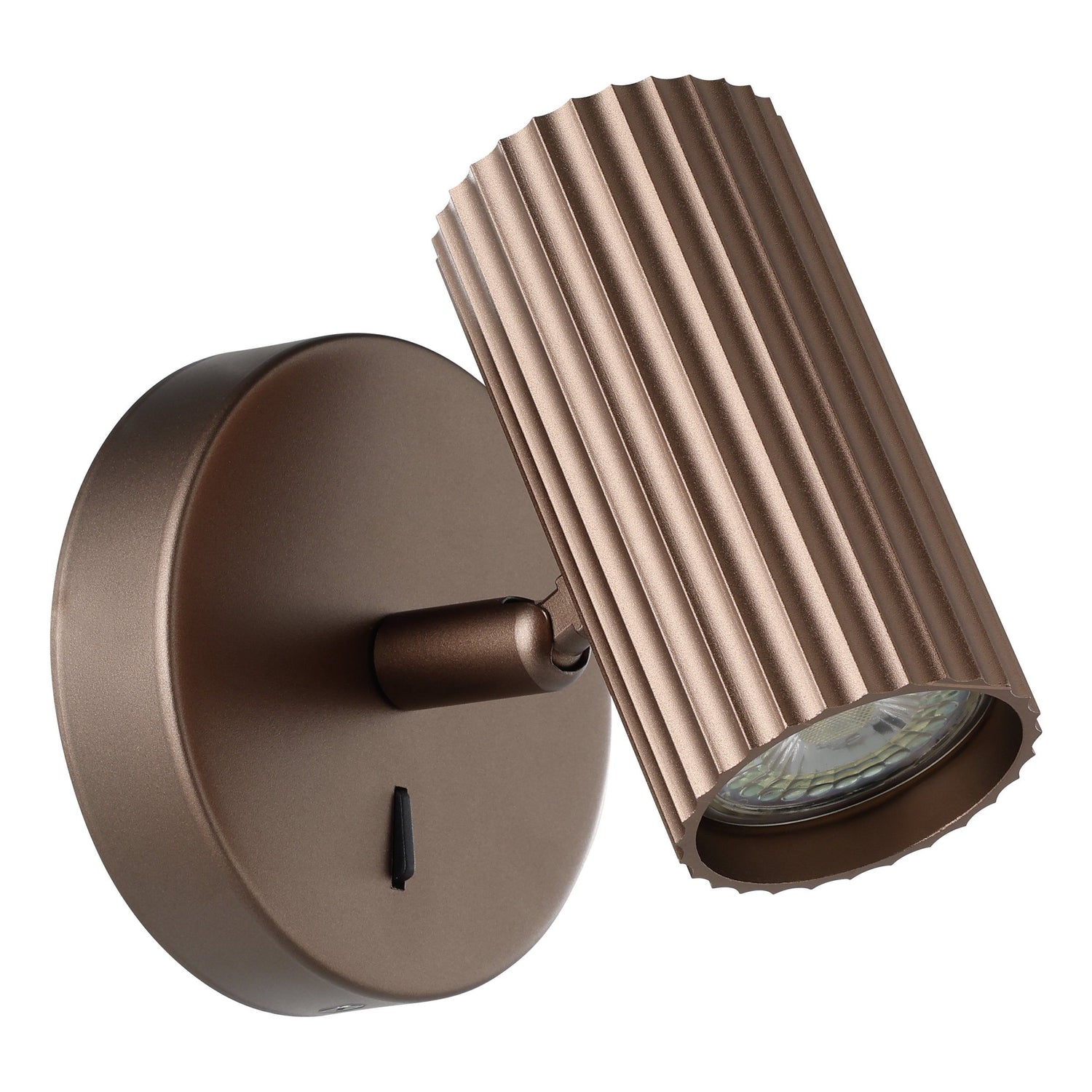 Portillo 1 Light Bronze Indoor Spot Light Contemporary Wall Light