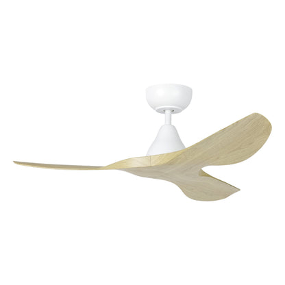 Surf 40"/1020mm 3 Blade Oak and White DC Motor ABS Ceiling Fan