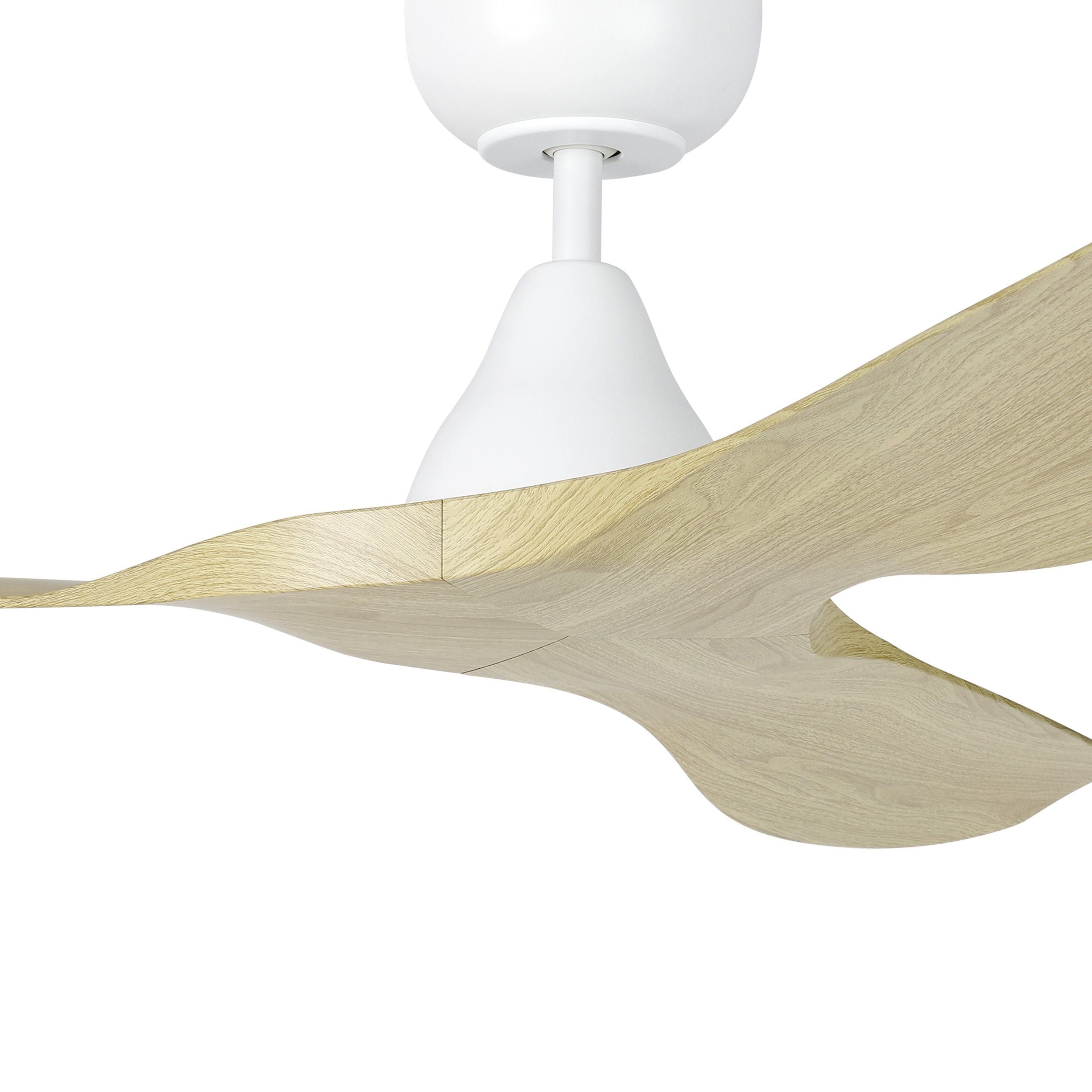Surf 40"/1020mm 3 Blade Oak and White DC Motor ABS Ceiling Fan