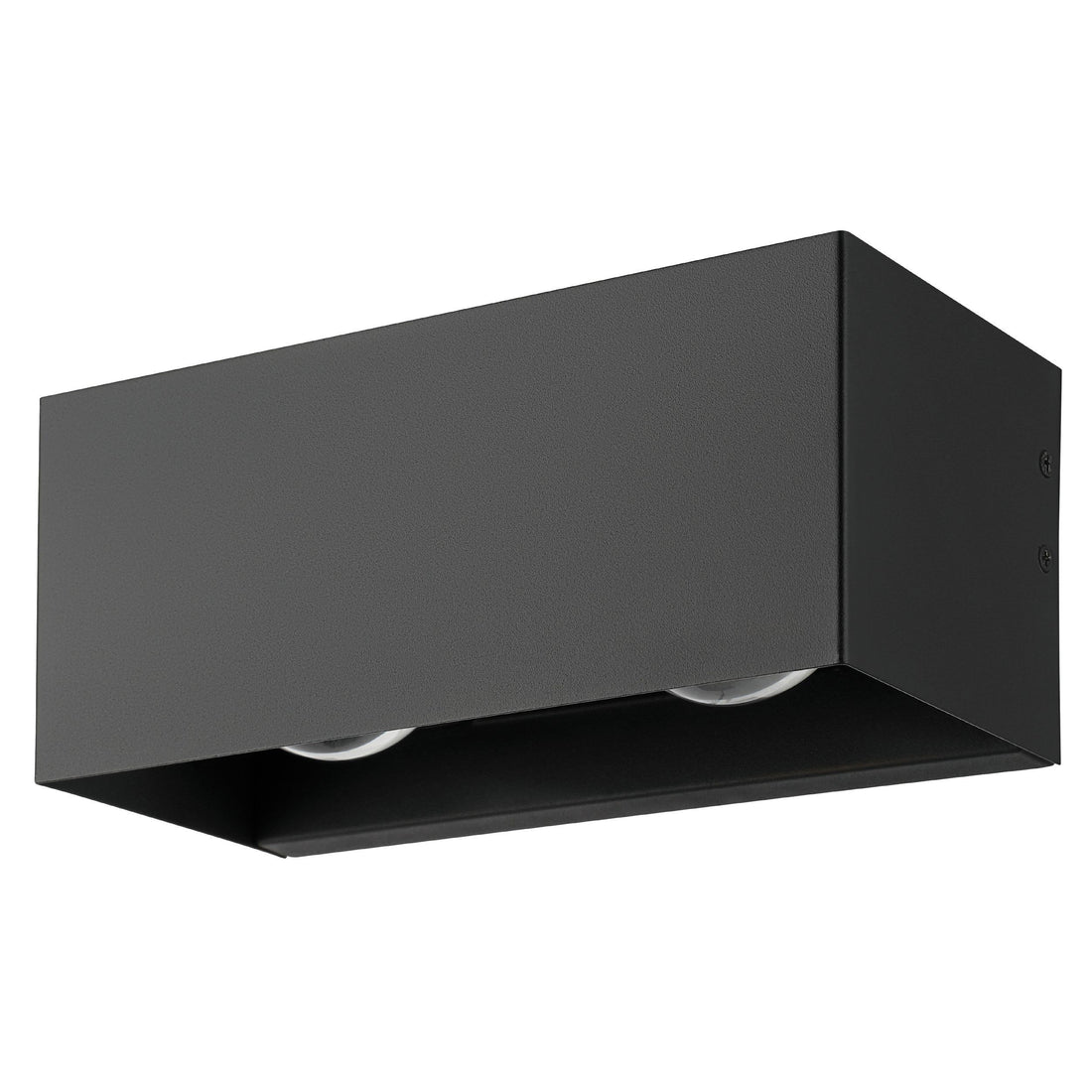 Lesmo Black Cube LED Wall Exterior Highlighter