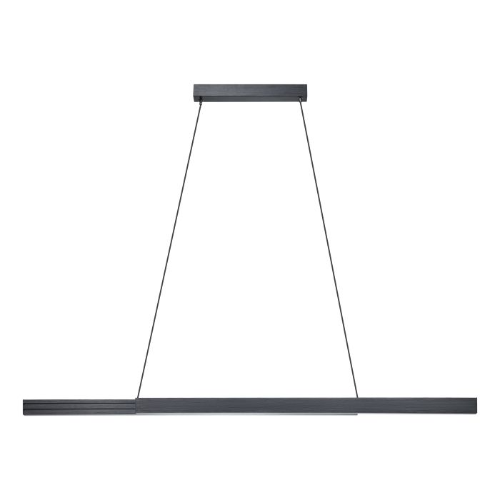 Montebuono Adjustable 180cm Black Linear Tri-Colour LED Pendant