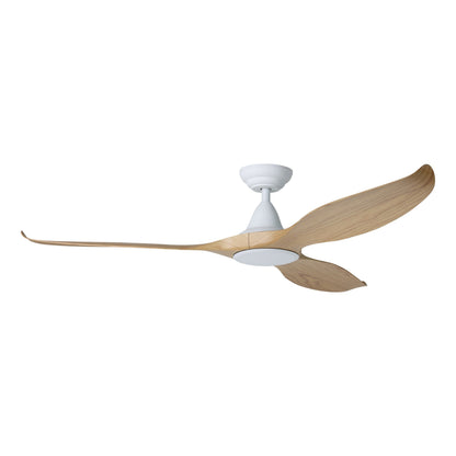 Noosa 60&quot;/152cm Blackbutt and White DC Motor Ceiling Fan