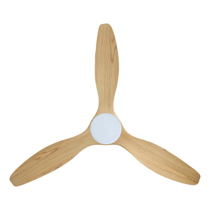 Noosa 60&quot;/152cm Blackbutt and White DC Motor Ceiling Fan