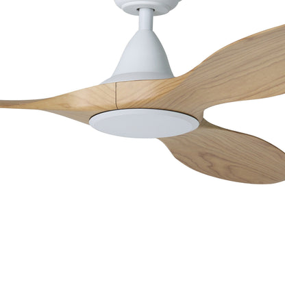 Noosa 60&quot;/152cm Blackbutt and White DC Motor Ceiling Fan