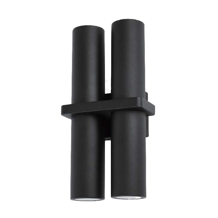 Nathasa 14 Double 4 Light Black Exterior Up and Down Wall Light