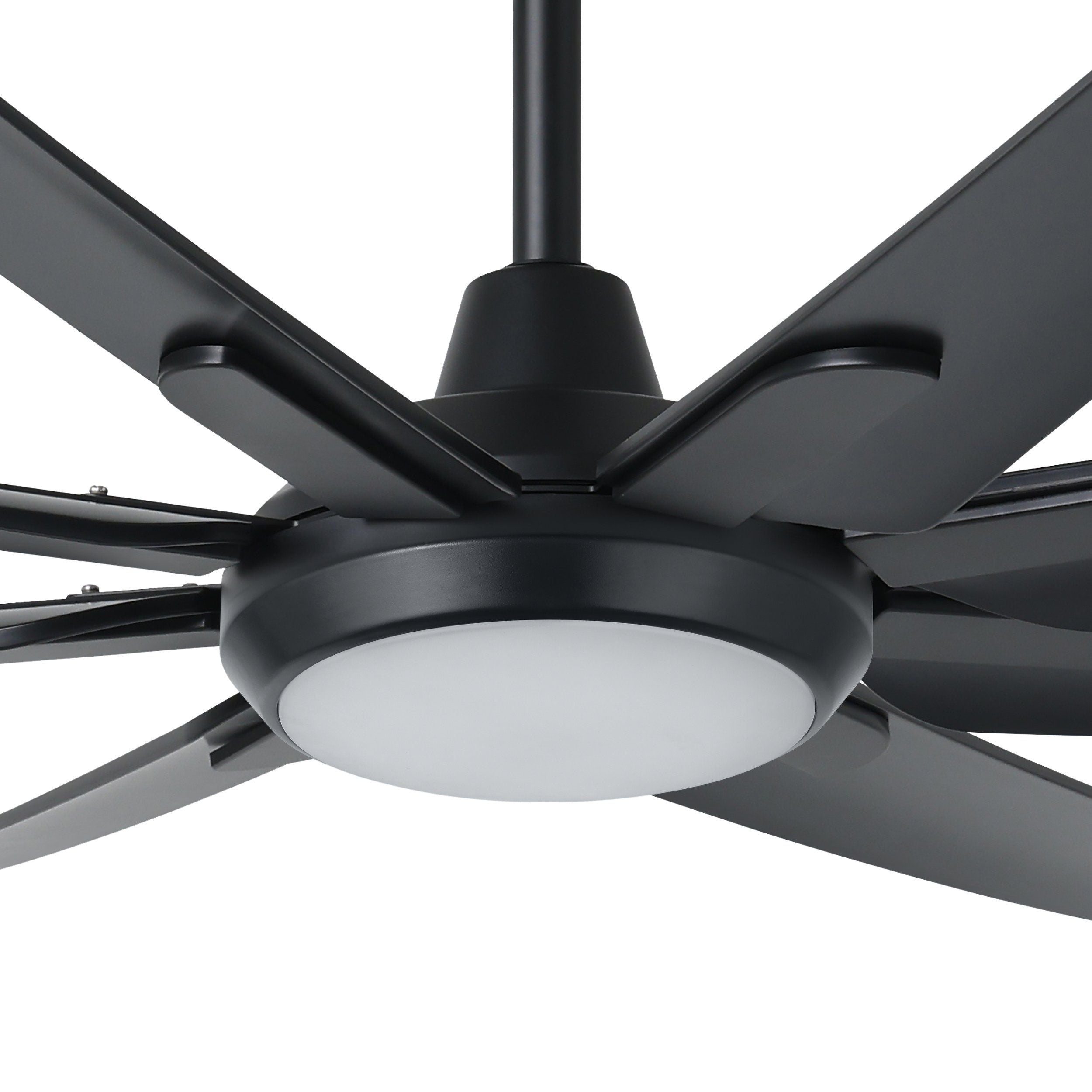 Santorini Black Fan LED Tri-Colour Light Kit - 20789802