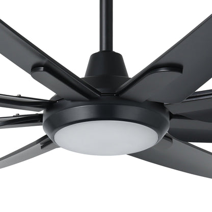 Santorini Black Fan LED Tri-Colour Light Kit - 20789802