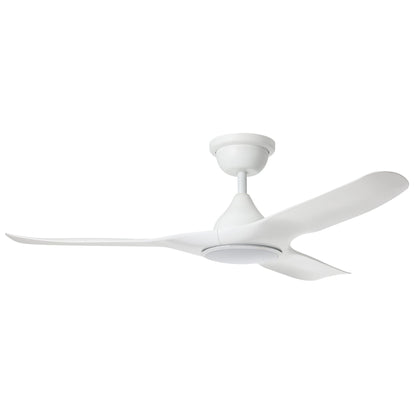 Tahiti 52"/1320mm 3 Blade White with LED Light DC Motor ABS Ceiling Fan